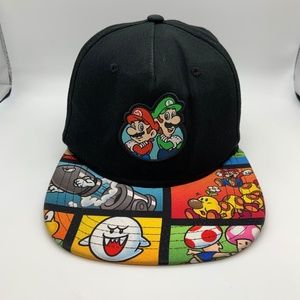 Nintendo Super Mario Youth Mario and Luigi Characters Snapback Hat